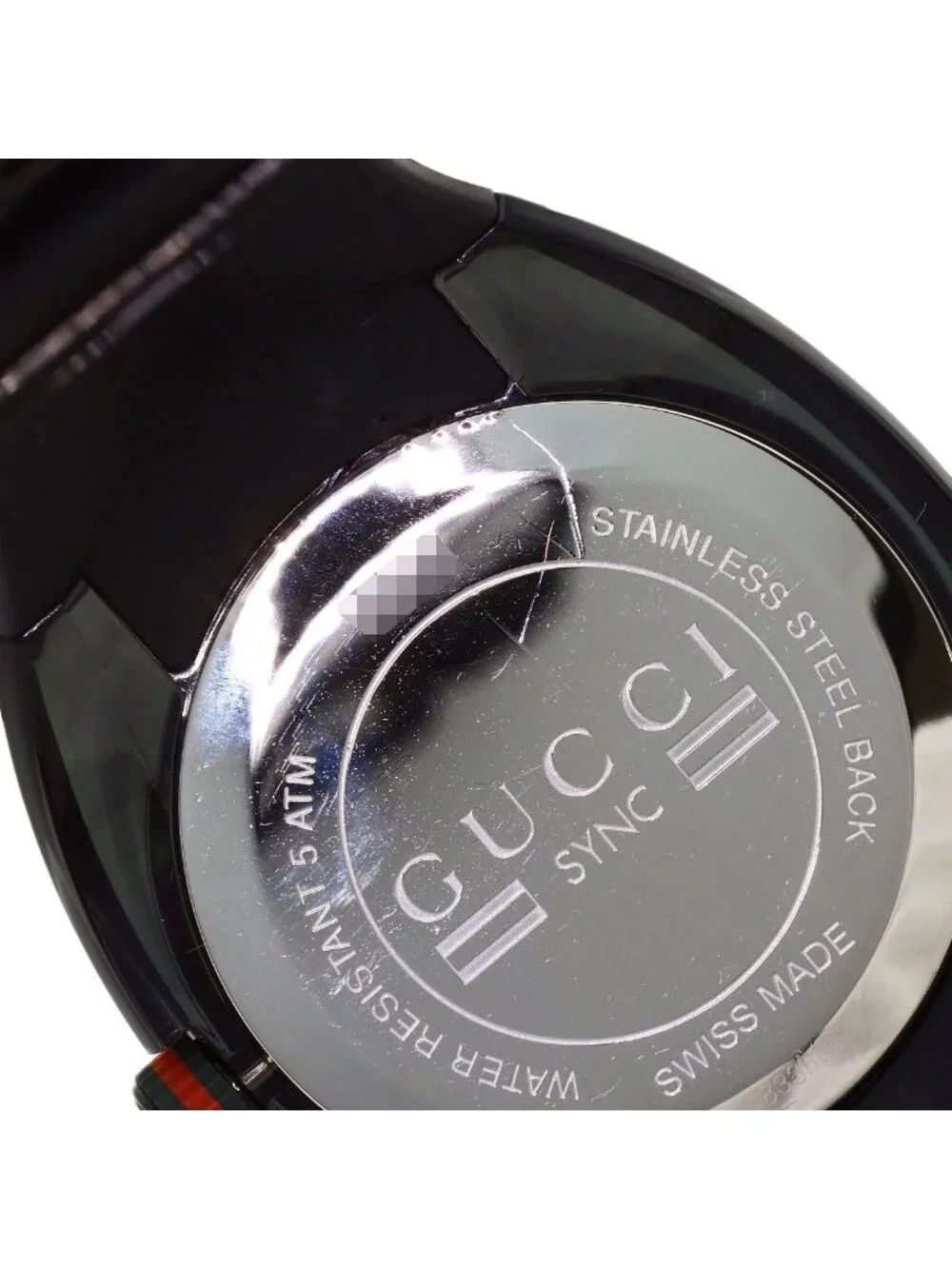 Gucci Sync Watch SS Rubber